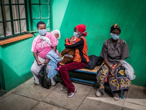 Blue House waiting area